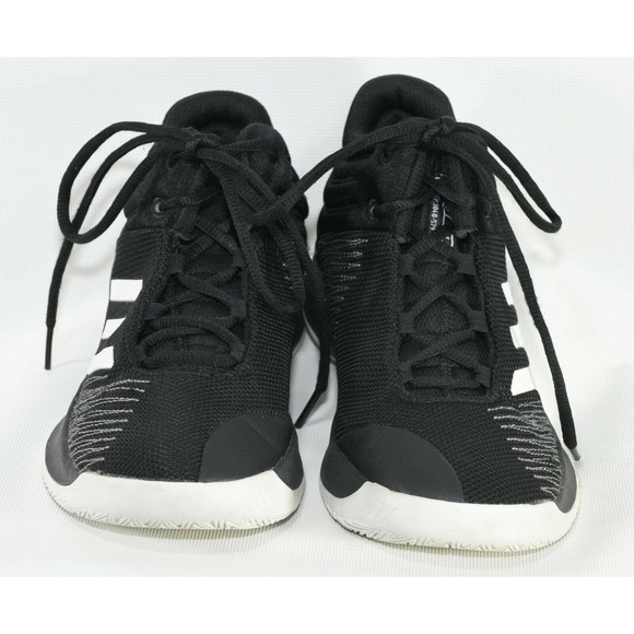 Adidas Men’s LVL 029002 Black/White Basketball Cloudfoam Shoes (Size US 6) - Picture 4 of 8